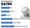 Pfostenkappe Kugel Edelstahl 91 x 91 mm Zaunkappe Produktbild-Vorschau 3