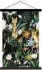 MuchoWow® Textilposter Dschungel - Pflanzen - Panther 60x90 Produktbild-Vorschau 1