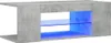 Mobile TV con luci LED grigio cemento 90x39x30 cm Anteprima dell’immagine prodotto 8