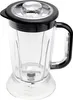 A close-up studio shot of a blender jug with its lid. Podgląd zdjęcia produktu