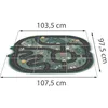 A play mat with roads and scenery, with dimensions indicated. Náhled obrázku produktu