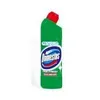 A green bottle of Domestos cleaning product with a red cap, set against a white background. Podgląd zdjęcia produktu