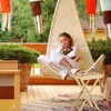 Tavolino relaxdays pieghevole in legno di bambù Anteprima dell’immagine prodotto 3