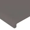 The Living Store LED Kopfteil Grau 147x16x118/128 cm Produktbild-Vorschau 5