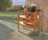 Pflanztisch mit Zinkplatte 76x89x37cm (BxHxT), 2 Ablagen, Produktbild-Vorschau 3