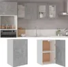 vidaXL Hängeschrank Lyon Betongrau 39,5x31x60 cm Produktbild-Vorschau 1