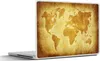 MuchoWow® Laptop Aufkleber Sticker Cover Weltkarte - Produktbild-Vorschau 1