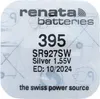 Renata 395 SR927SW Uhrbatterie 1 55V Lithium 053517549579 Produktbild-Vorschau 1