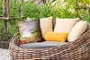 MuchoWow® Outdoor Kissen - Malerei - Ölgemälde - Pflanzen - Produktbild-Vorschau 3
