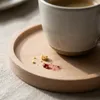 5er-Set Holzuntersetzer aus Buchenholz, 11 cm, unbehandelt, Produktbild-Vorschau 5