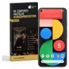 A product box for a screen protector is shown next to a smartphone displaying its home screen. Produktbild-Vorschau