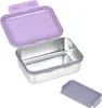 LÄSSIG Kinder Brotdose Edelstahl Lunchbox Frühstücksbox Produktbild-Vorschau 2