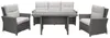 Venture Home Lounge-Set Brentwood Grau Produktbild-Vorschau 6
