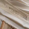 Vorhänge Boho Gardinen Baumwolle Leinen Line Hollow Produktbild-Vorschau 3