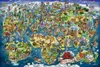 Puzzle pro dospělé 5000 dílků – mapa světa s památkami Náhled obrázku produktu 8