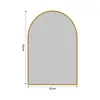 Lustro ścienne łukowe INONEFT, 91 x 61 cm, lustro Podgląd zdjęcia produktu 6