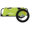vidaXL Remorque vélo Vert Tissu Oxford et fer Voir les images du produit 6
