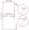 vidaXL Roleta prysznicowa 100x240 cm szerokość tkaniny 96 Podgląd zdjęcia produktu 7