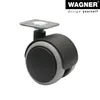 Set di 8 ruote per mobili WAGNER SOFT - Ø 40 mm, piastra Anteprima dell’immagine prodotto 3