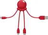 XOOPAR, kabel USB 4 w 1 Octopus Micro-USB USB-C Lightning, Podgląd zdjęcia produktu 5