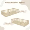 Crazy Pine Kinderbett 90x190 cm – Natürlichem Holz  - Produktbild-Vorschau 3