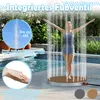 Douche de jardin XINZI en aluminium et WPC aspect bois, Ø Voir les images du produit 6