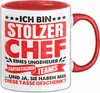 Chef Geschenk Tasse Ich Bin Stolzer Chef Eines Ungeheuer Produktbild-Vorschau 1