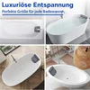 Ergonomisches Badekissen für Badewanne mit 7 Saugnäpfen & Produktbild-Vorschau 7