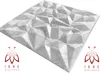 A 3D wall panel with a geometric, faceted design, resembling marble. Produktbild-Vorschau