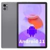 A gray tablet is shown from the back and front, with the screen displaying the Android 11 logo and text. Produktbild-Vorschau