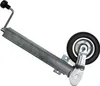 Automatik-Stützrad 60mm Vierkant, 2-Loch, 400kg Stützlast Produktbild-Vorschau 1