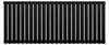 Radiatore a piastre – 600 mm x 1440 mm – Nero Anteprima dell’immagine prodotto 2