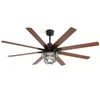 Sofucor Deckenventilator, 165 cm, schwarz, 8 Flügel, Produktbild-Vorschau 10