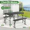 Sekey Bierzeltgarnitur Klappbar 3-teilig 110cm Produktbild-Vorschau 3