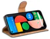 A smartphone in a flip case, displayed at an angle. Produktbild-Vorschau