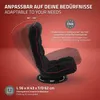 ML-Design Gaming Bodenstuhl Schwarz-Rot, verstellbare Produktbild-Vorschau 4