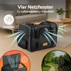 Katzentransportbox anthrazit 44x34x31cm bis 20kg Produktbild-Vorschau 3