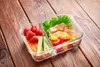 Plat de cuisson rectangulaire en verre avec couvercle et Voir les images du produit 1