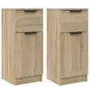 vidaXL Sideboards 2 pcs. chêne Sonoma 30x30x70 cm bois Voir les images du produit 1