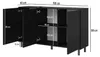 Kommode 3-Türig, Aufbewahrungsschrank, Sideboard, 150 cm, Produktbild-Vorschau 4