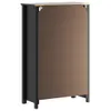 Badschrank BERG Schwarz 69,5x34x110 cm Massivholz Kiefer Produktbild-Vorschau 6