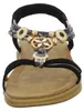 Sportliche Sandalette bis 30mm Sohlenhöhe B718-2-BK Produktbild-Vorschau 5