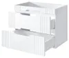 Meuble vasque à poser sur pieds 80 cm - Oceanie White Voir les images du produit 4