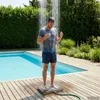 vidaXL Tuin douche, WPC en roestvrij staal 201, antraciet Productafbeelding-voorbeeld 2