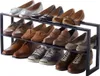 Yamazaki Schuhregal mit 2 Ablagen schwarz ausziehbar Produktbild-Vorschau 6