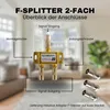 2-Fach BK Verteiler Premium TV Kabel Adapter Produktbild-Vorschau 2