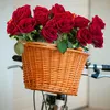 12 Stück Rot Künstliche Rosen, Künstliche Flanellblumen, Produktbild-Vorschau 8