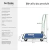 Chariot de transport 150 kg - blanc Voir les images du produit 6