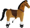 Cheval à bascule sur roulettes en peluche - 29 x 76 x 85 cm Voir les images du produit 8