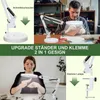 LED Lupenleuchte 10X mit Licht & Standfuß, Echtglas-Linse Produktbild-Vorschau 5
